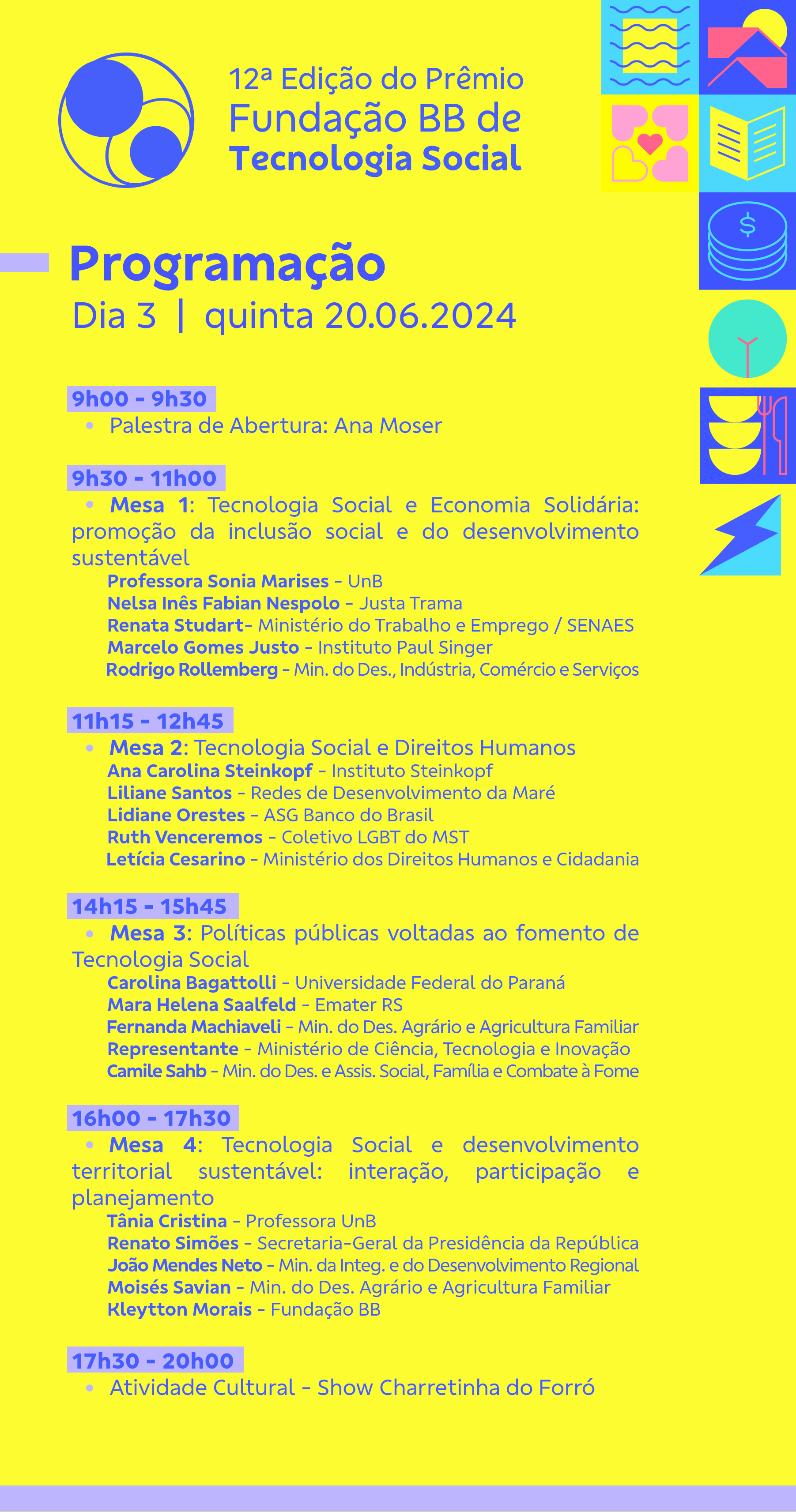 Dia 3   Programação  FUNDAÇÃO BB   PREMIO FUNDAÇÃO 2024 v8